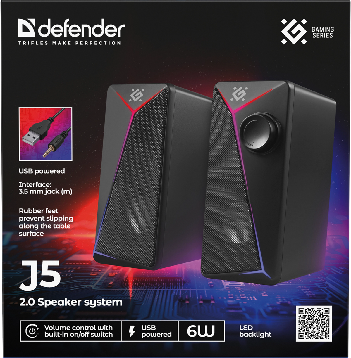 Акустика Defender J5 6W (65965)