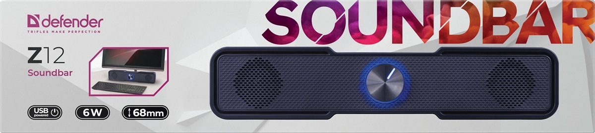 Акустика Defender SoundBar Z12 6 Вт (65312) 