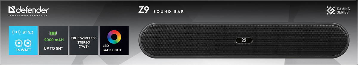 Акустика Defender SoundBar Z9 16Вт (65229) 