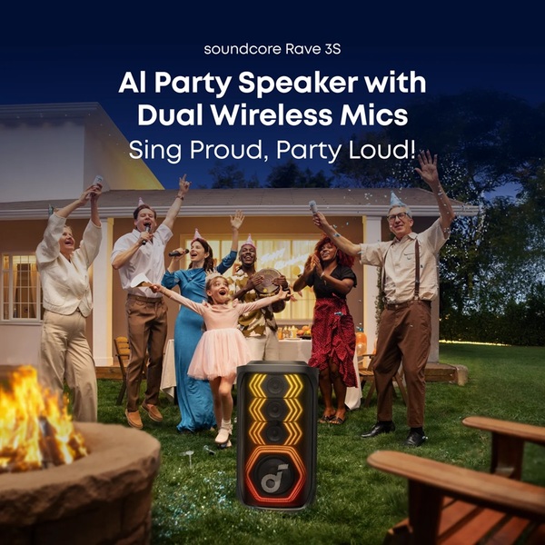 Портативна акустика Anker SoundСore Rave 3S Black