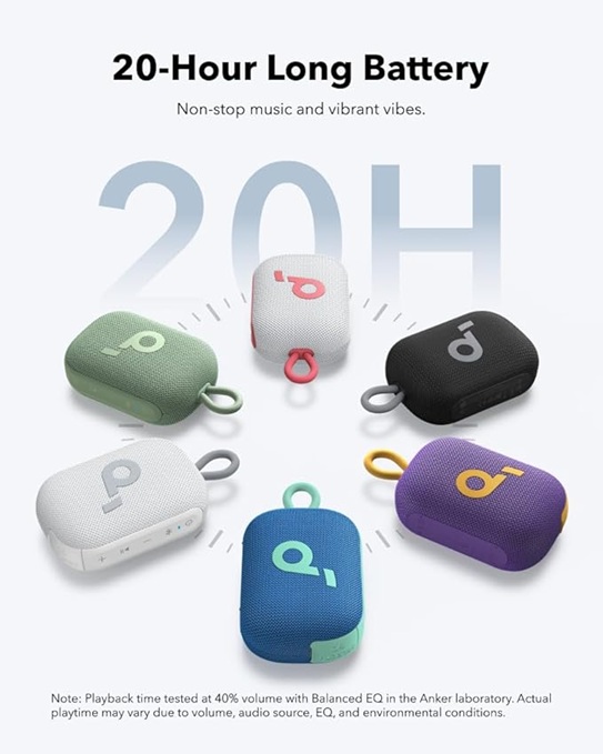 Портативна акустика Anker SoundСore Select 4 Go White