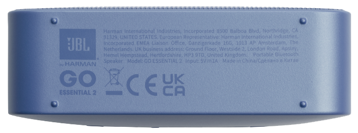Портативна колонка JBL Go Essential 2 Blue (JBLGOES2BLUEU)