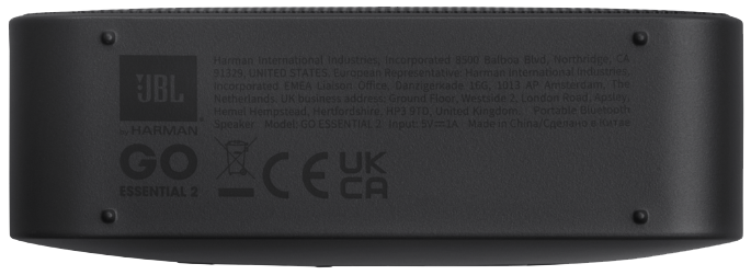 Портативна колонка JBL Go Essential 2 Black (JBLGOES2BLKEU)