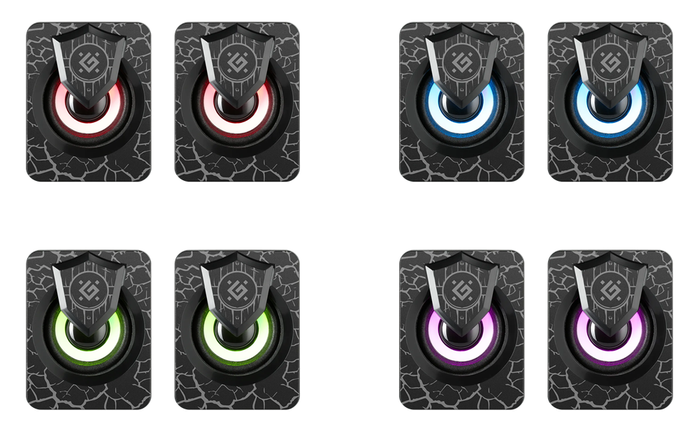 Акустика Defender 2.0 Onyx 6Вт USB Black (65038) 