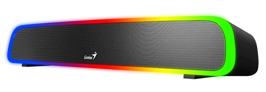 Акустика Genius USB SoundBar 200BT, 4W, Bluetooth, RGB, Black