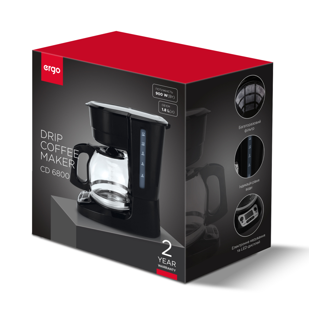 Крапельна кавоварка Ergo CD 6800