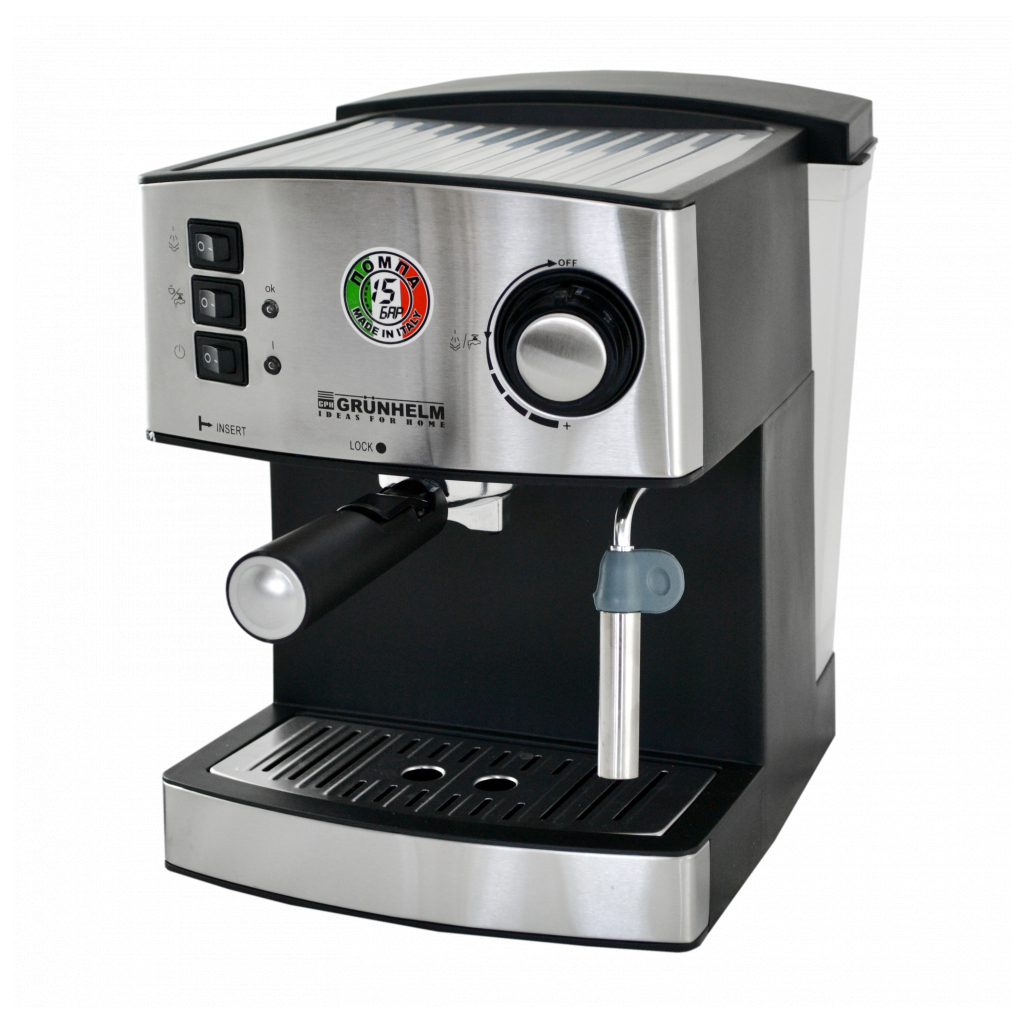 Ріжкова кавоварка еспресо Grunhelm GEC15