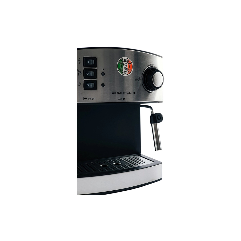Ріжкова кавоварка еспресо Grunhelm GEC15