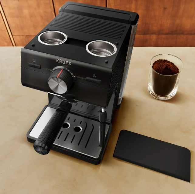 Кавоварка еспресо Krups XP381810 OPIO BLK