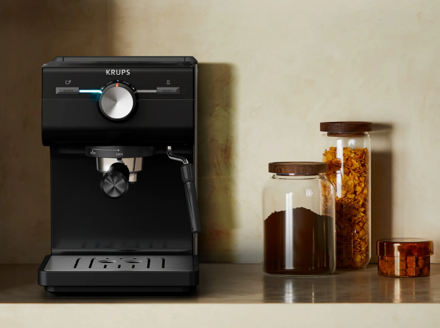 Кавоварка еспресо Krups XP381810 OPIO BLK