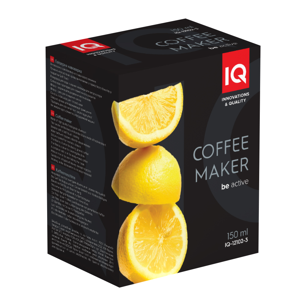 Гейзерна кавоварка IQ Be Active 3 чашки