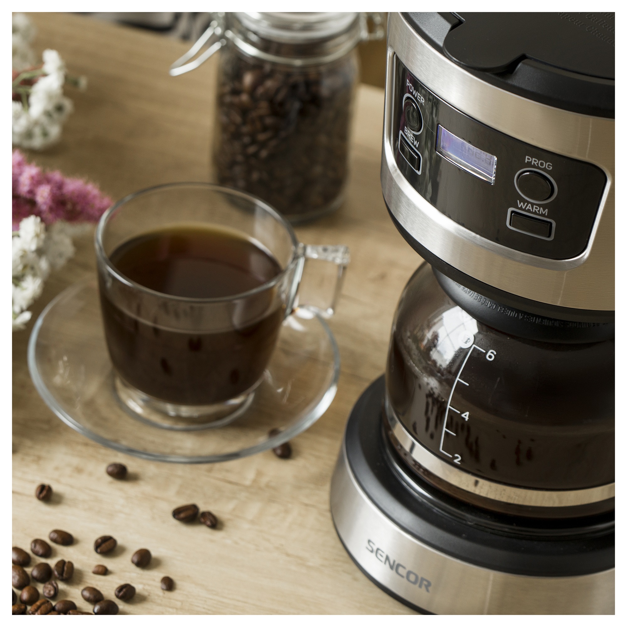 Кавоварка крапельна Sencor SCE 3700BK