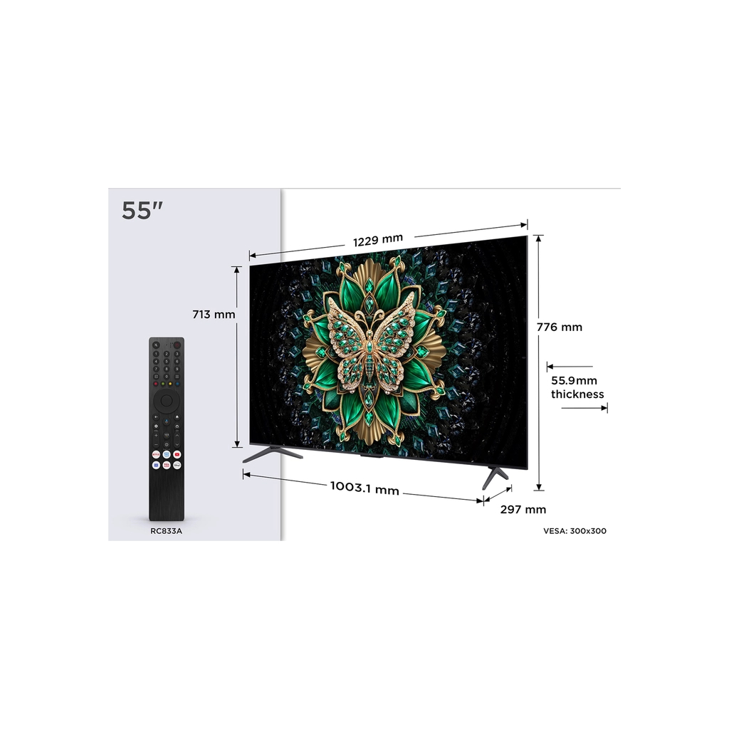 Телевізор TCL 55C6K