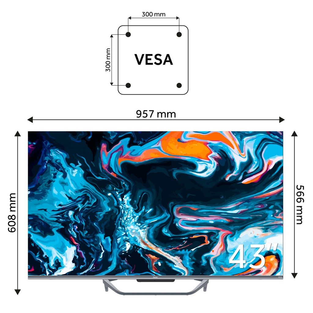 Телевізор Haier H43Q800UX