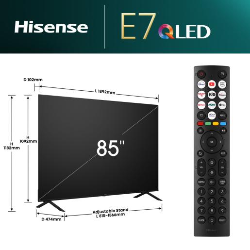 LED-телевізор Hisense 85E7NQ 