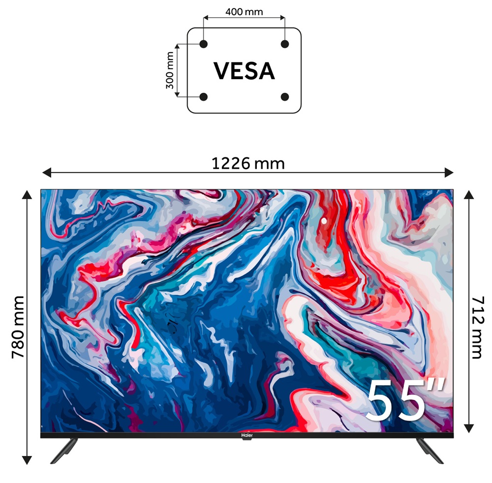 LED-телевізор Haier H55K801UG 