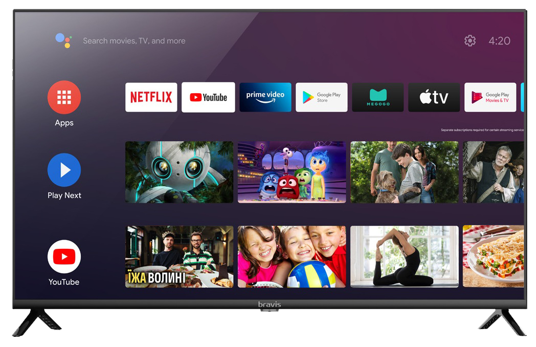 LED-телевізор Bravis 43K6000U 