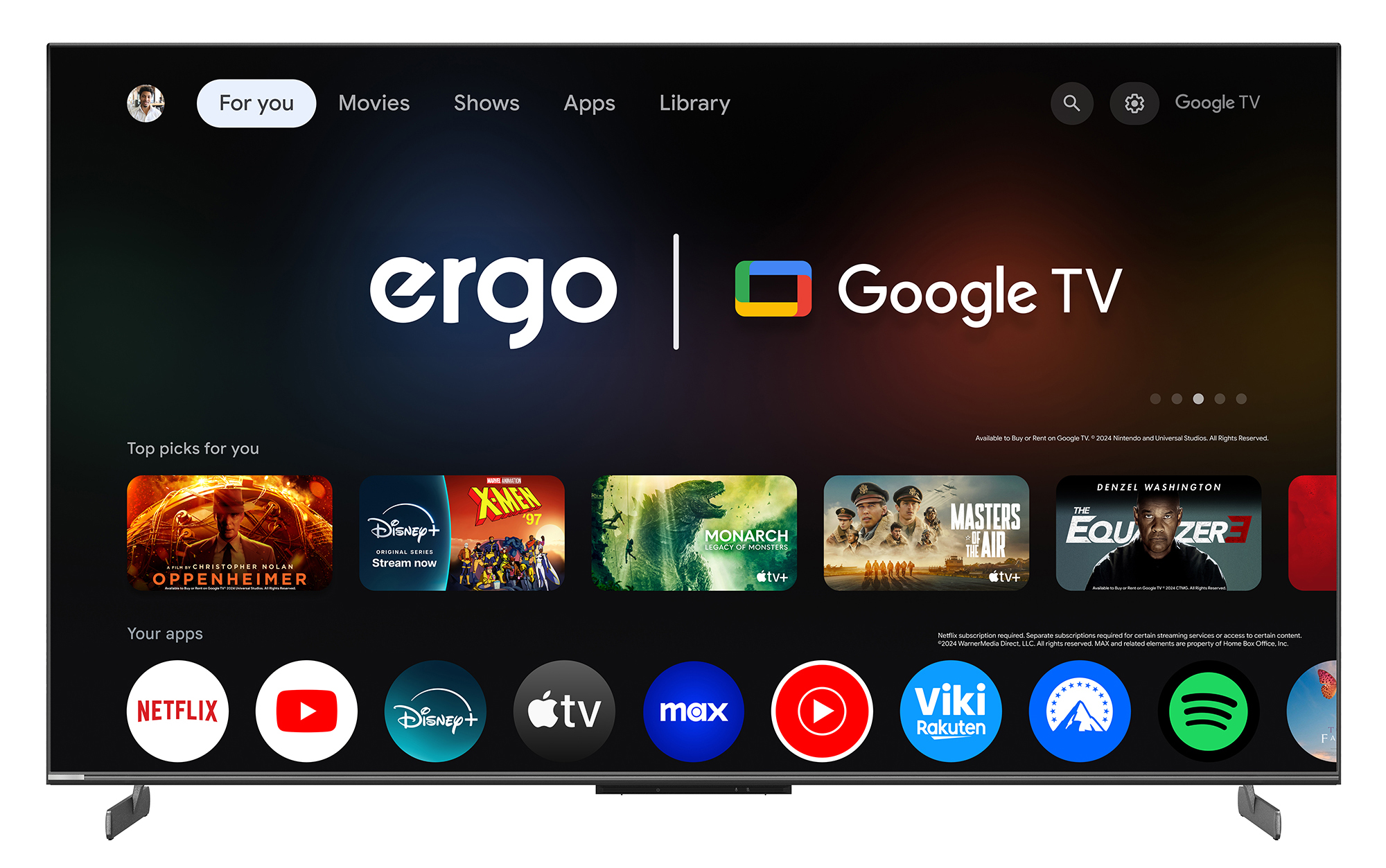 Телевізор ERGO 55MQ95 GAME PRO