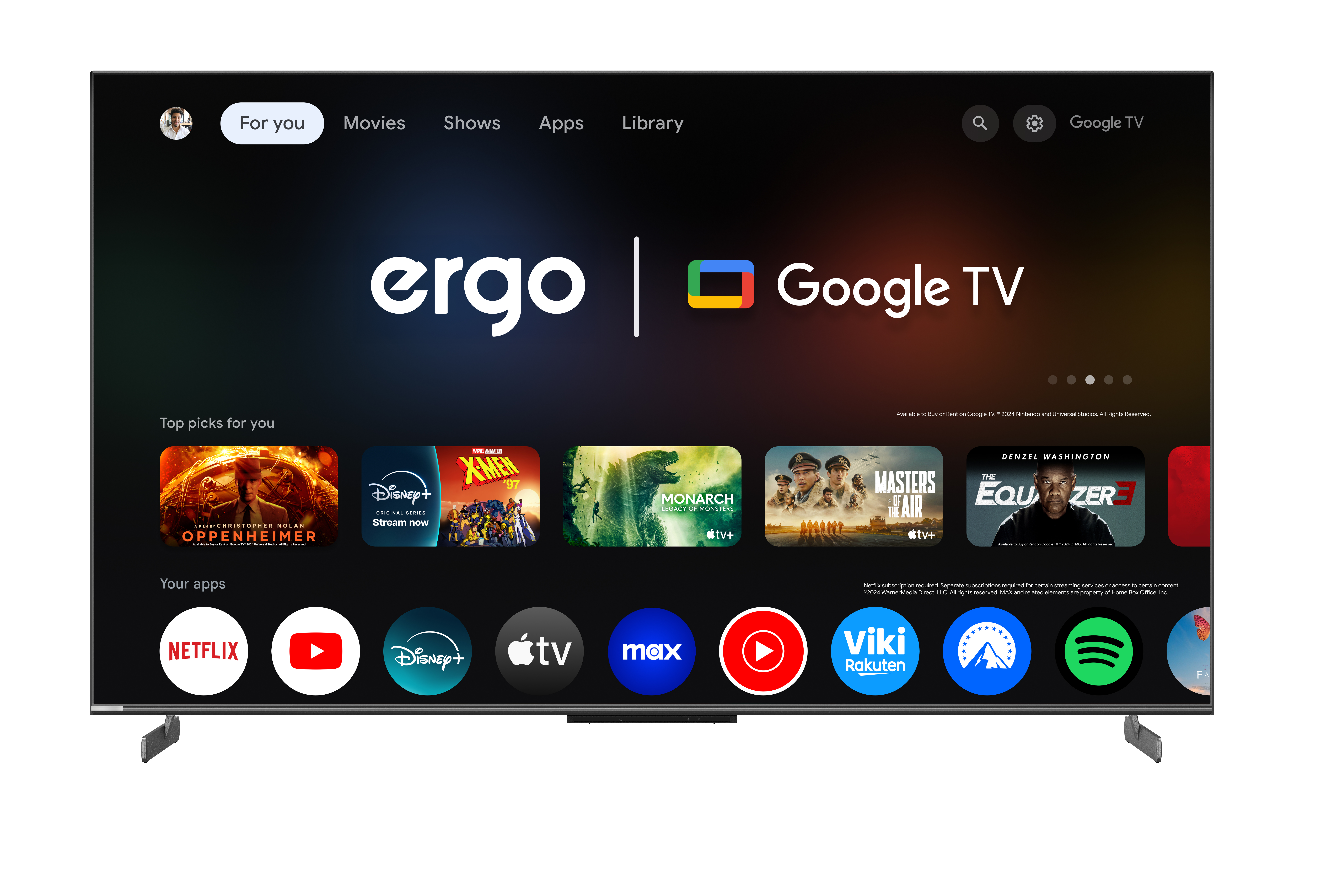 Телевізор ERGO 65MQ95 Game PRO 