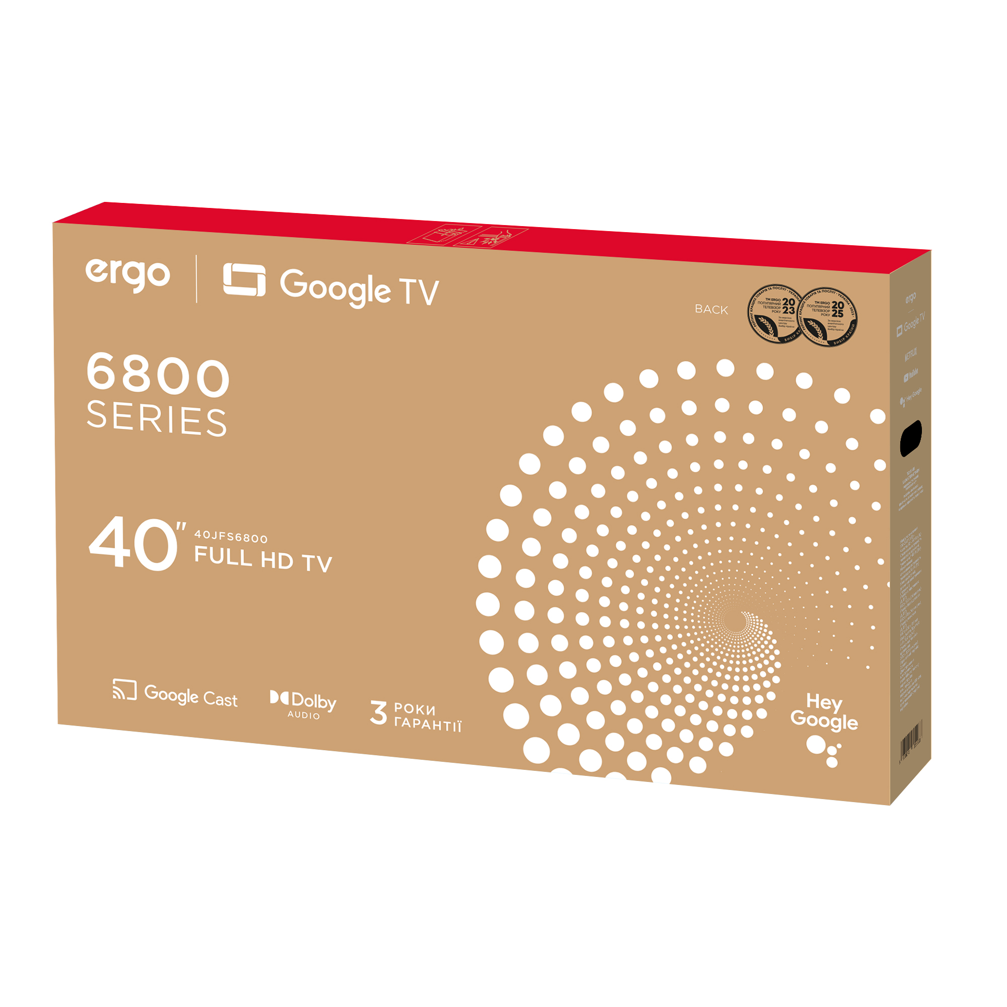 Телевізор ERGO 40JFS6800 