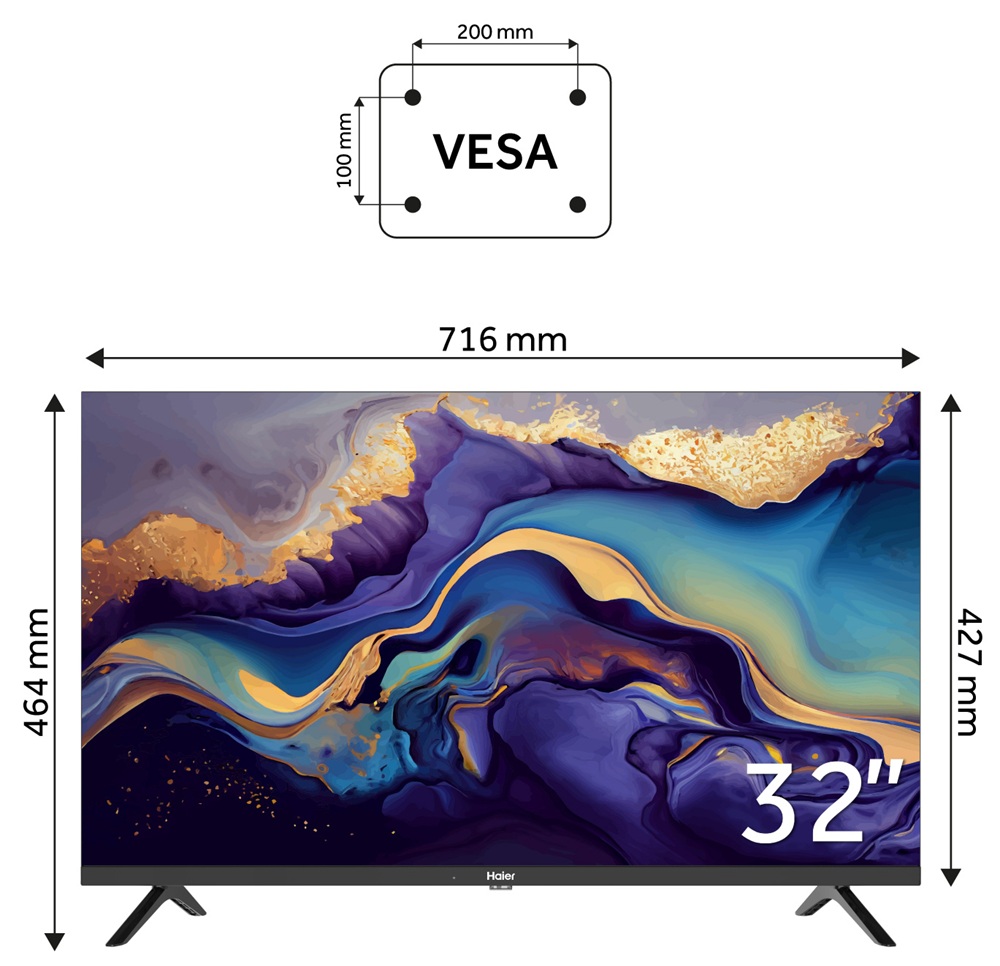 LED-телевізор Haier H32K801G 