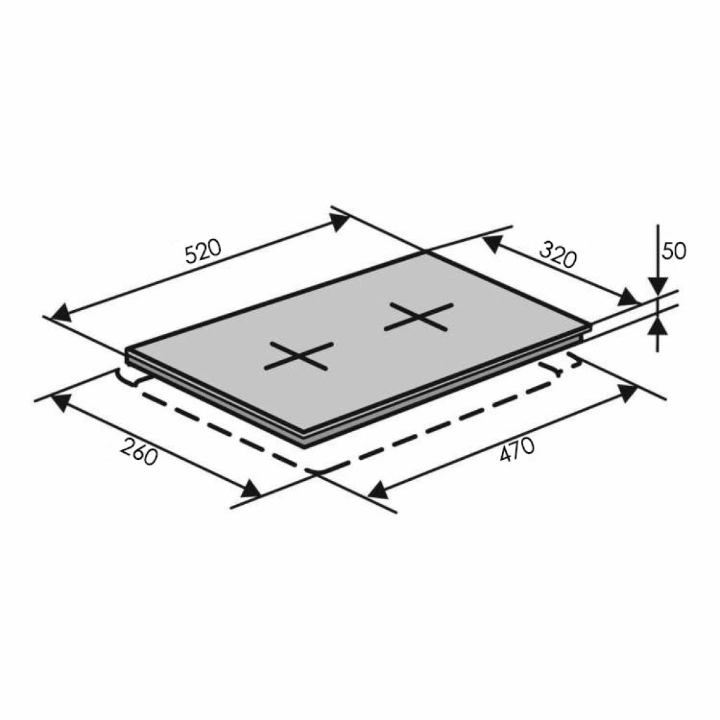 Варочна поверхня Ventolux HG 320 RCEST (BK) 7