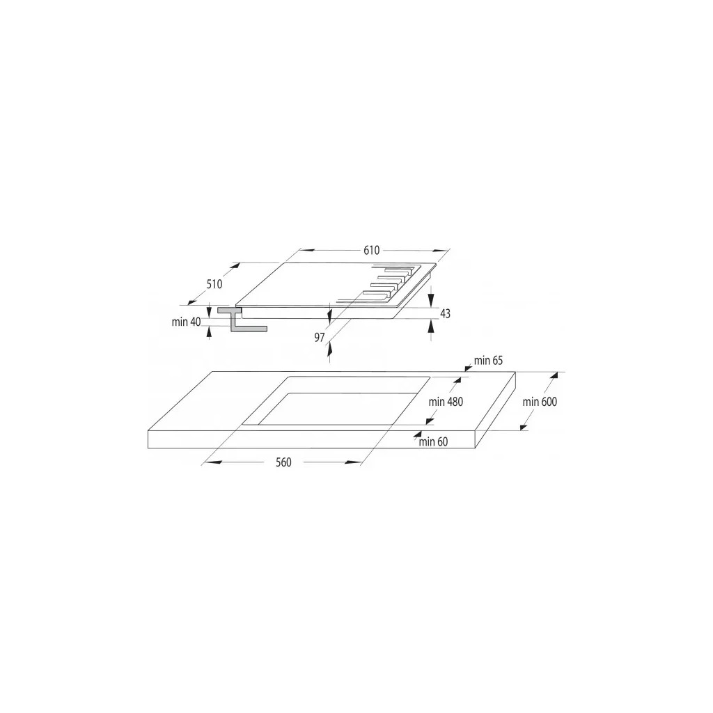 Варочна поверхня Gorenje GTW641KB