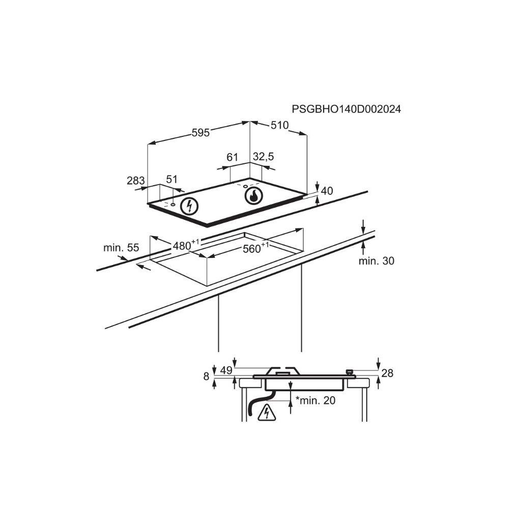 Варочна поверхня Electrolux EGH6343ROR