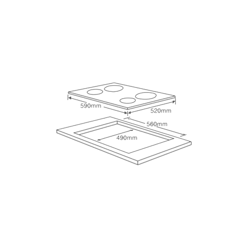 Варочна поверхня Interline HIV 568 SBP WA (HIV568SBPWA)