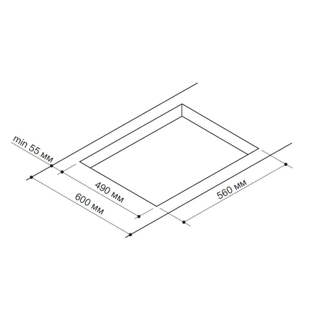 Варочна поверхня Pyramida PFG 647 BLACK LUXE