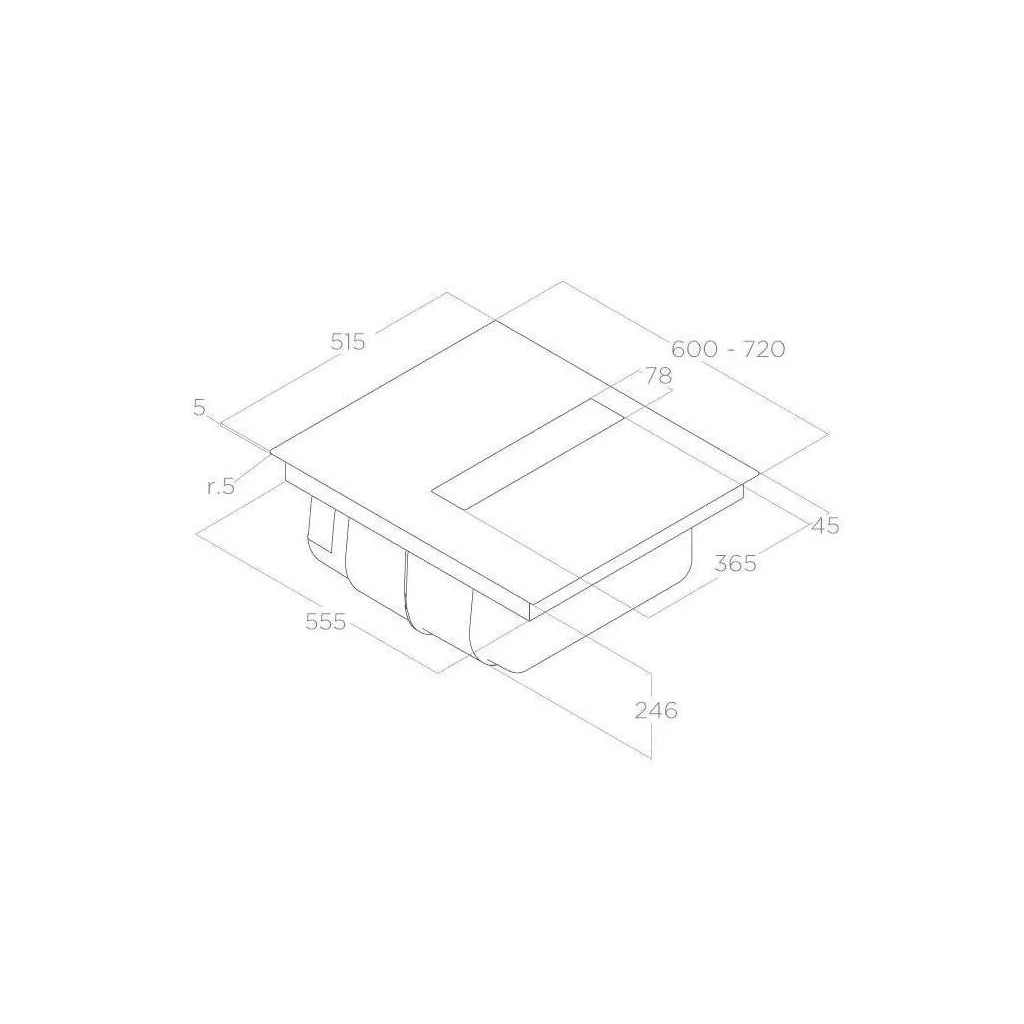 Варочна поверхня Elica NIKOLATESLA FIT RAW BR/A/72