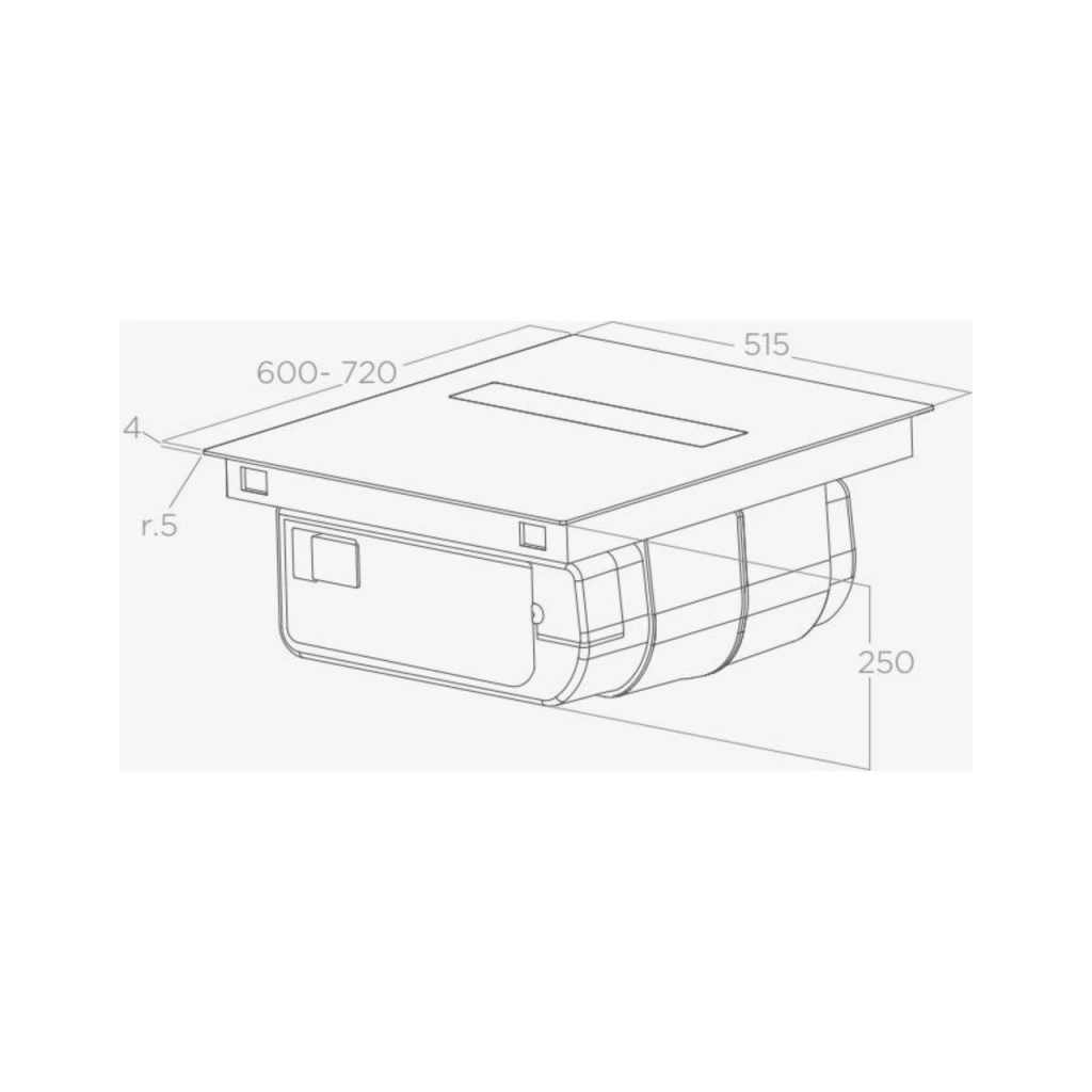 Варочна поверхня Elica NIKOLATESLA FIT RAW BR/A/60