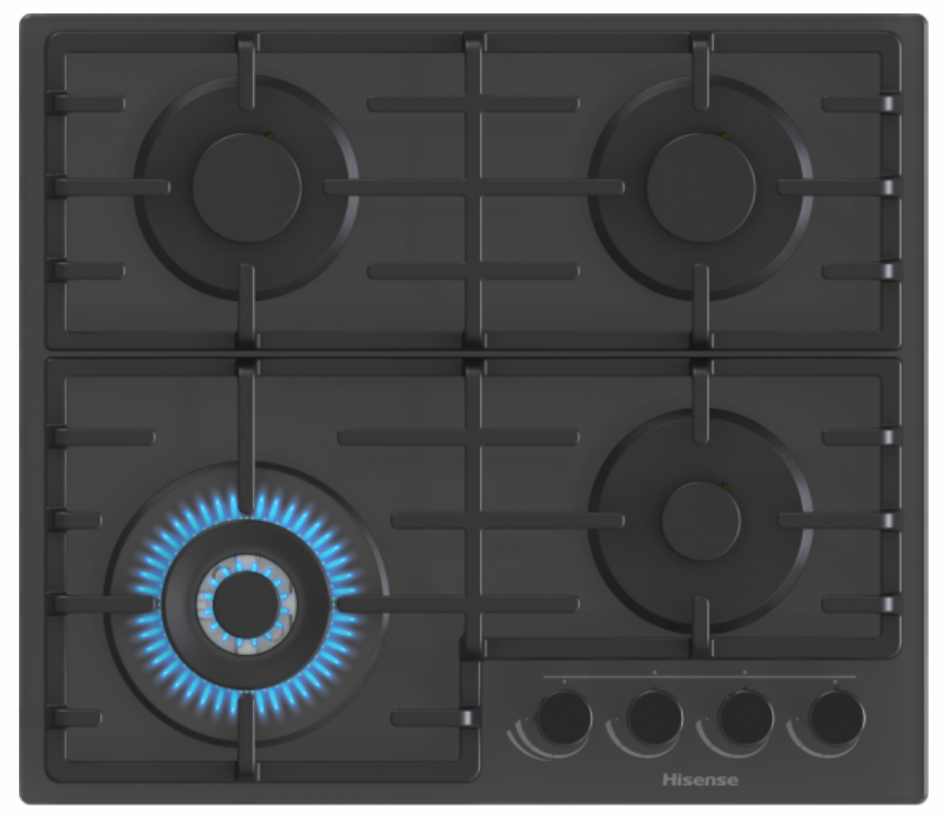 Газова варильна поверхня Hisense GG663B (BG6EB-G0B)