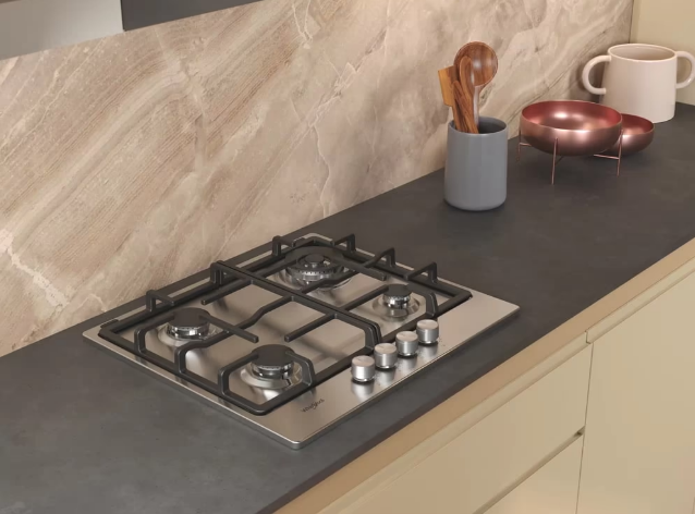 Газова варильна поверхня Whirlpool TKRL661IXEU