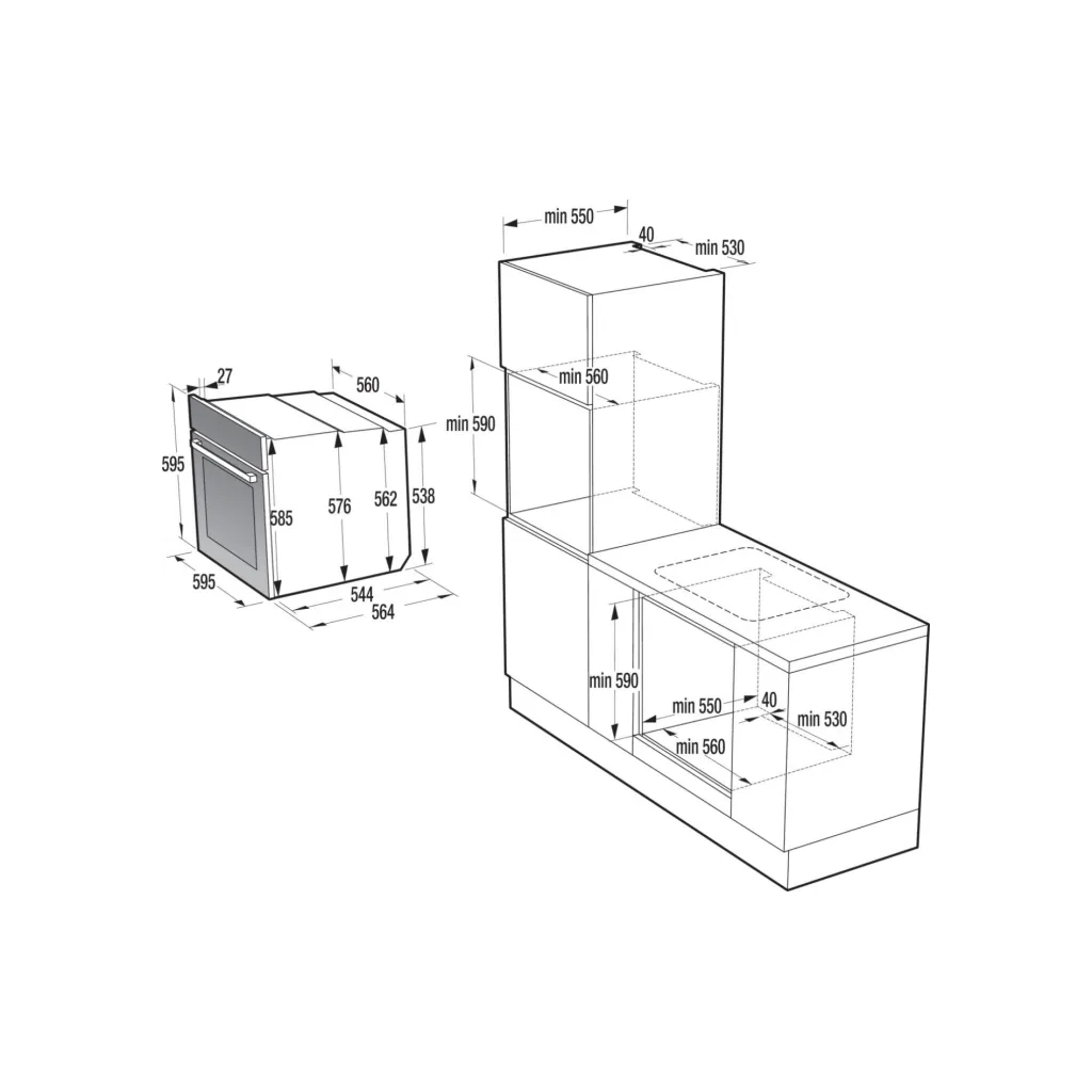 Духова шафа Gorenje BOP6373E28EBG