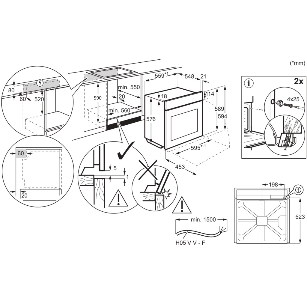 Духова шафа Electrolux LOF6P16Z