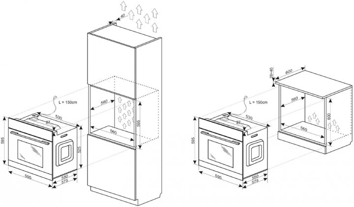 Електрична духова шафа Hansa BOESS694097