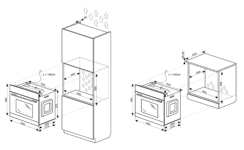 Електрична духова шафа Hansa BOES68471