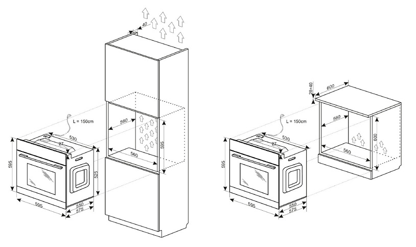 Електрична духова шафа Hansa BOES69871