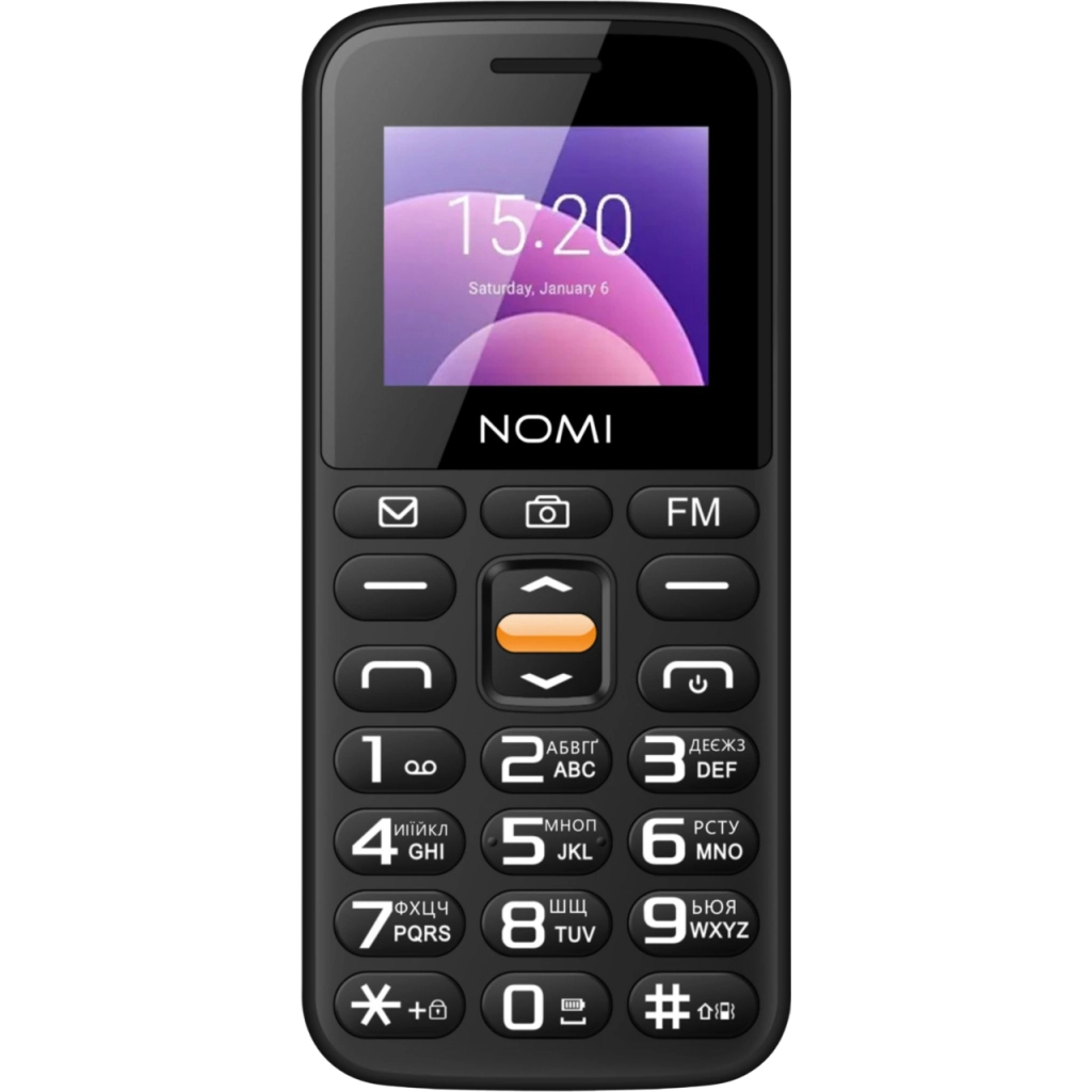 Мобільний телефон Nomi i1820 Black