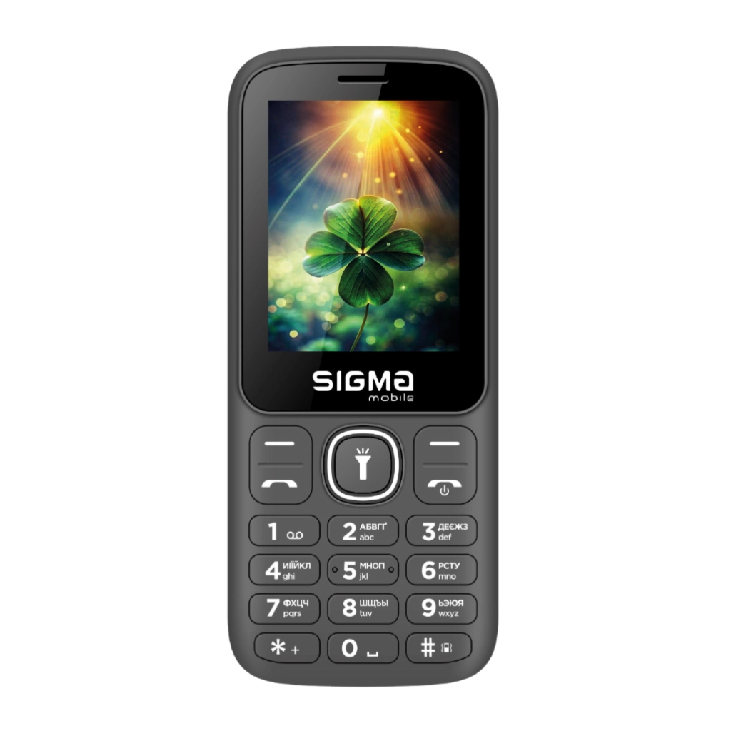 Мобільний телефон Sigma X-style 242 LUCKY Grey (4827798792926)