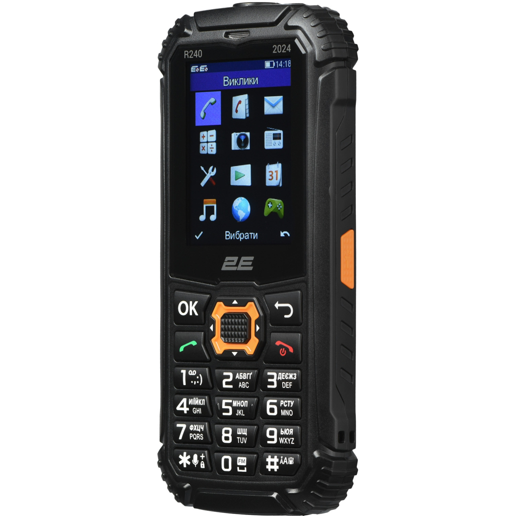 Мобільний телефон 2E R240 2025 Black (694743657623)