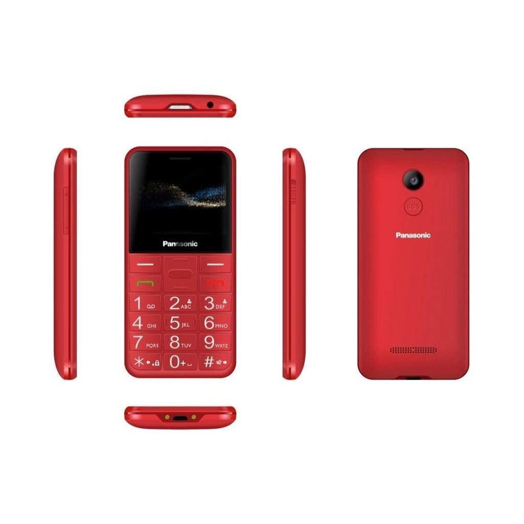 Мобільний телефон Panasonic KX-TU155 Red (KX-TU155EXRN)
