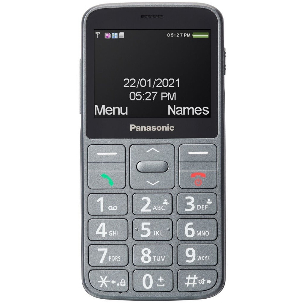 Мобільний телефон Panasonic KX-TU160 Grey (KX-TU160EXG)