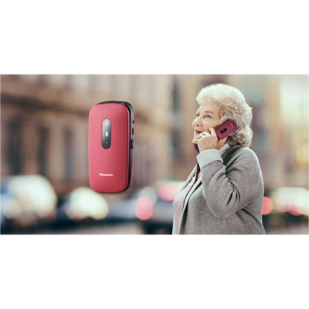 Мобільний телефон Panasonic KX-TU446 Red (KX-TU446EXR)