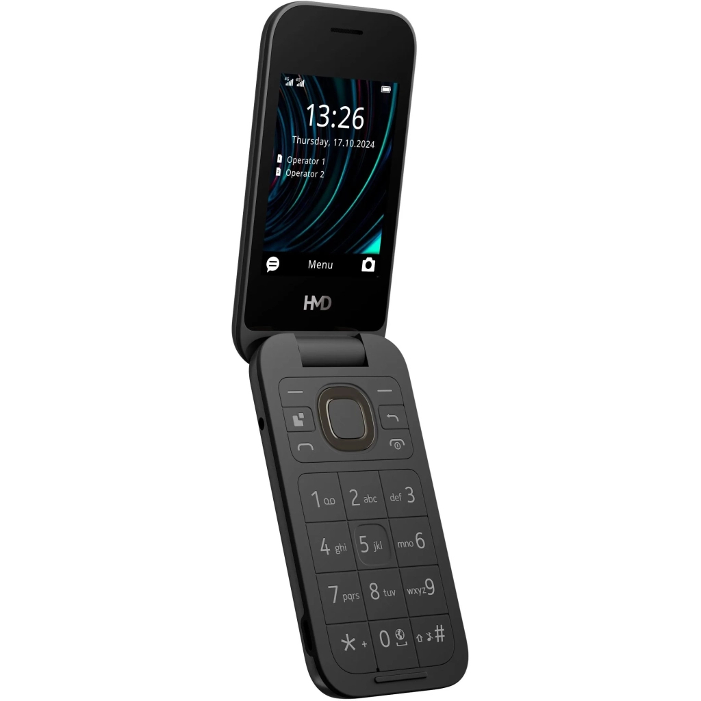 Мобільний телефон HMD 2660 4G Flip DS Black