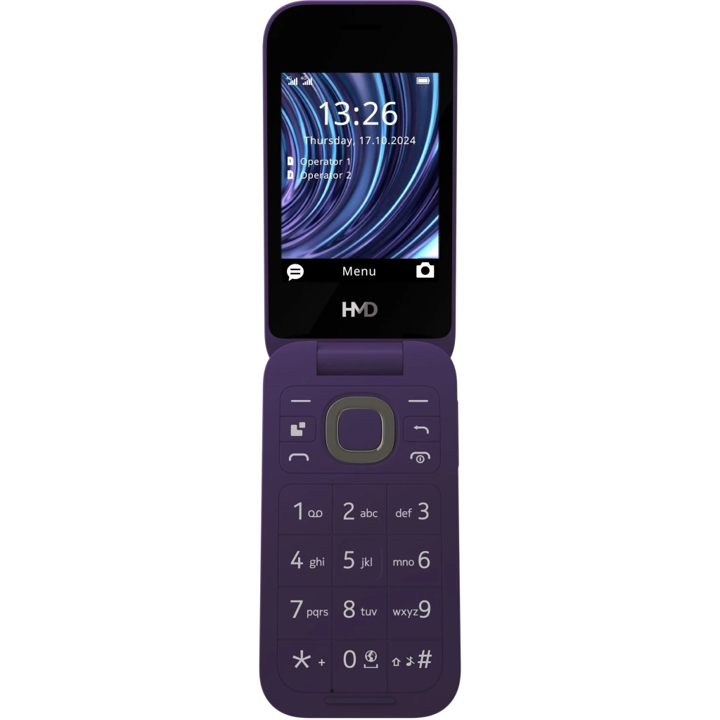 Мобільний телефон HMD 2660 4G Flip DS Violet