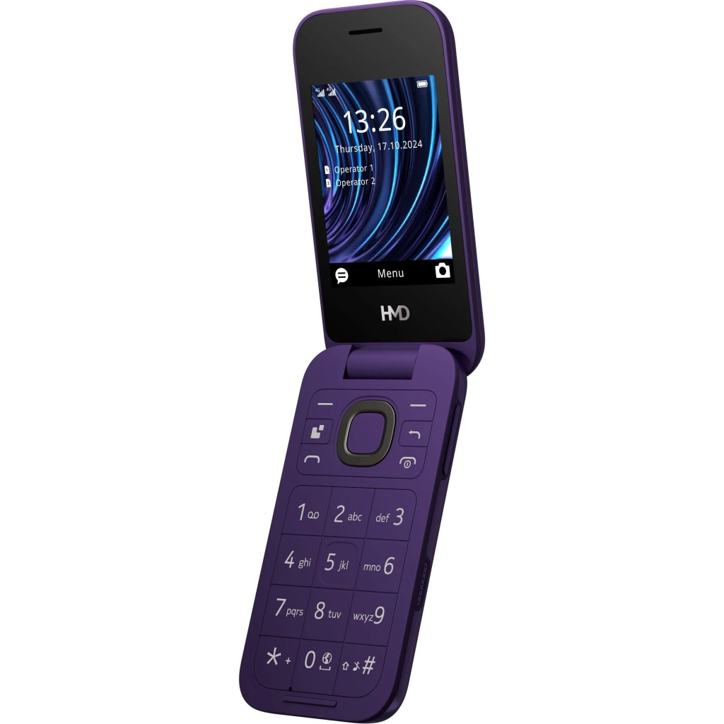 Мобільний телефон HMD 2660 4G Flip DS Violet