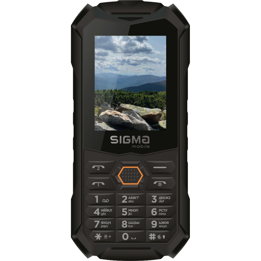 Мобільний телефон Sigma X-treme PV68 Black Orange (4827798738221)