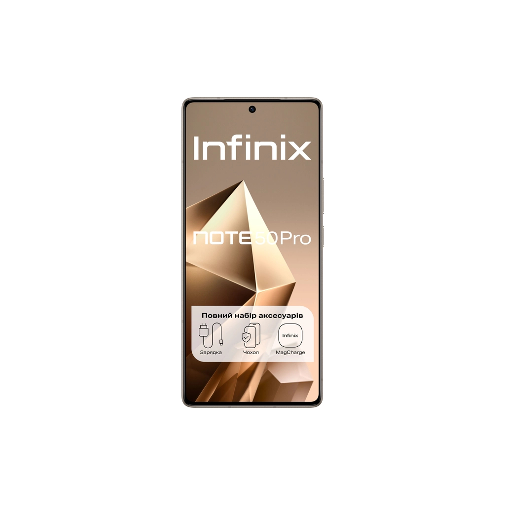 Мобільний телефон Infinix Note 50 Pro 12/256Gb Titanium Grey (4894947068324)